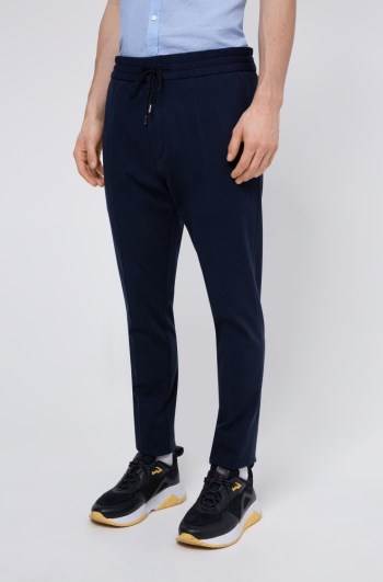 Hugo Boss Tapered-fit trousers Mørke Blå | 6Lv8N71l