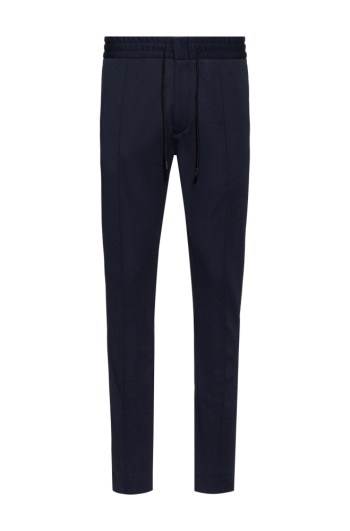 Hugo Boss Tapered-fit trousers Mørke Blå | AxUOOaG2