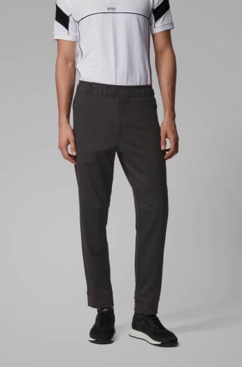 Hugo Boss Tapered-fit trousers Svarte | RSVAJerK