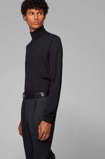 Hugo Boss Turtleneck sweater Svarte | TTgHxu8N