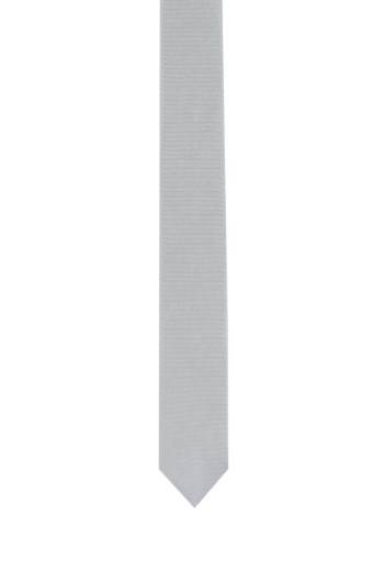 Hugo Boss Twill tie Sølv | unZZazzw