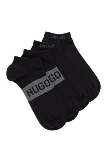 Hugo Boss Two-pack of ankle socks Svarte | Lrk0q9DQ