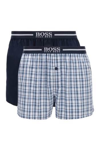 Hugo Boss Two-pack of pyjama shorts Mørke Blå | dWwvVROp