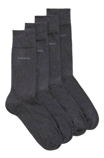 Hugo Boss Two-pack of regular-length cotton-blend socks Anthracite | Q6UTdNf7