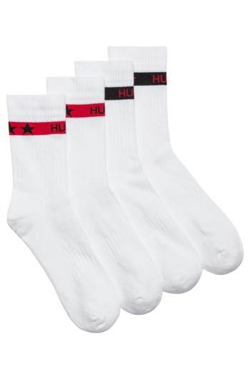 Hugo Boss Two-pack of short socks Hvite | fvLHvqxV