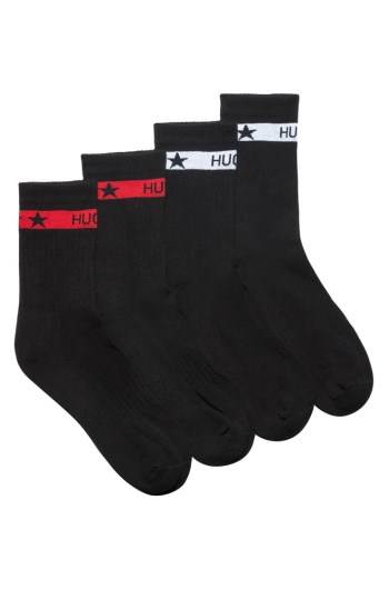 Hugo Boss Two-pack of short socks Svarte | NwKKiVNf