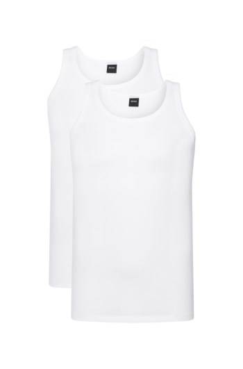 Hugo Boss Two-pack of slim-fit vests Hvite | NrEWm6Qo