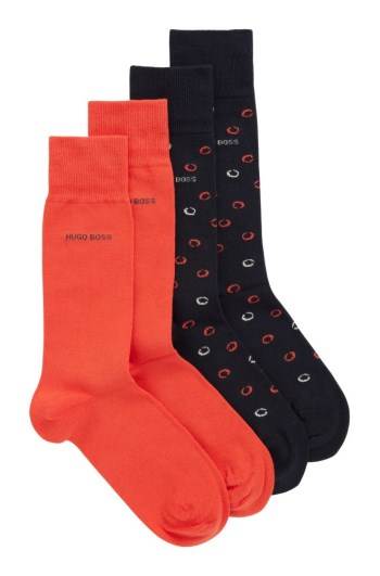 Hugo Boss Two pack of socks Mørke Blå | cSKY26zW