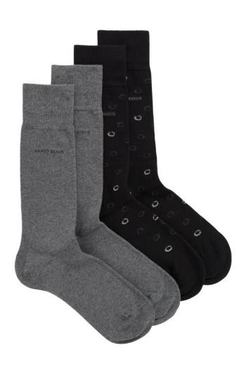 Hugo Boss Two pack of socks Svarte | 443jTMeZ