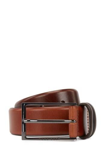 Hugo Boss Two-tone belt Brune | Cru5TIyH