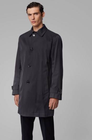 Hugo Boss Vann-repellent coat Mørke Blå | p5RTtdQU