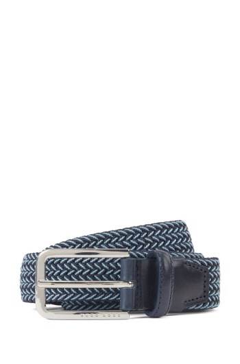 Hugo Boss Woven belt Mørke Blå | GoHv1VrQ