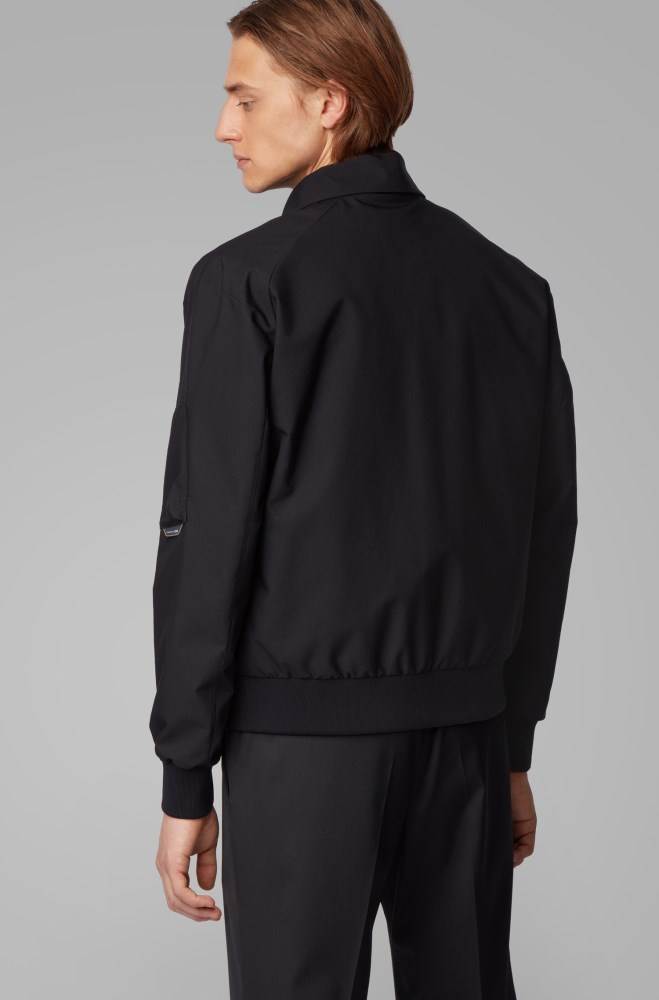 Hugo Boss 3-in-1 bomber jacket Svarte | T2O0kT84