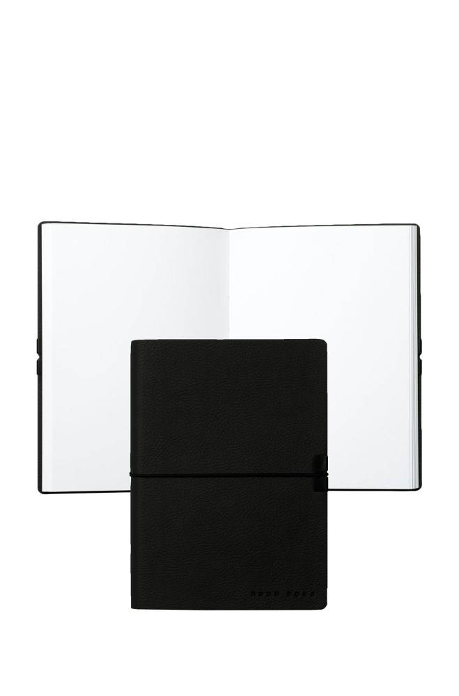 Hugo Boss A6 black faux-leather notepad Svarte | 9nIOtx3J