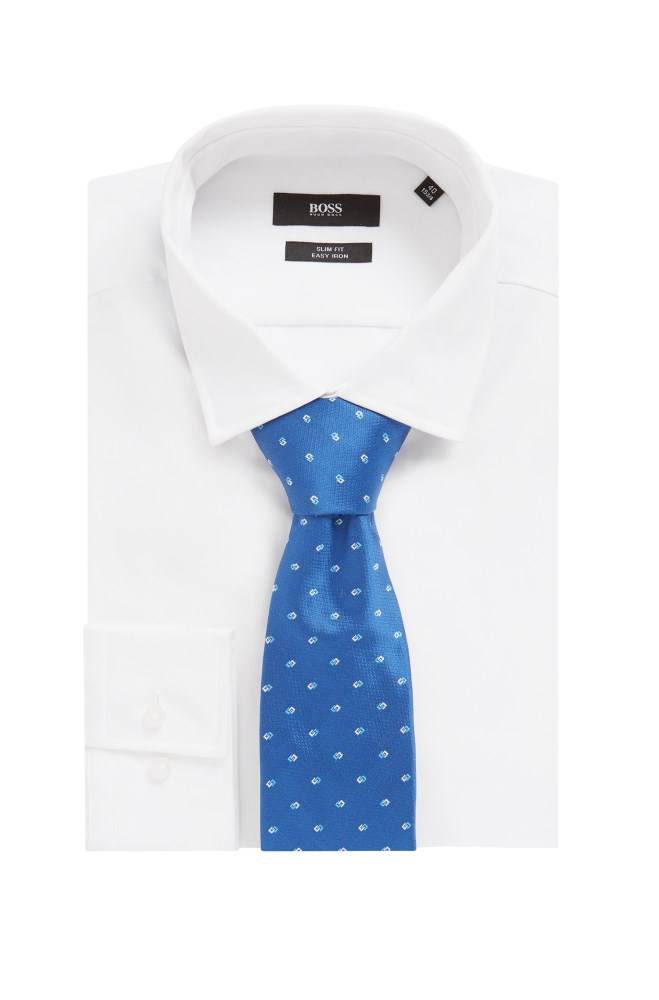 Hugo Boss All-over patterned tie Blå | oVdyB8dd