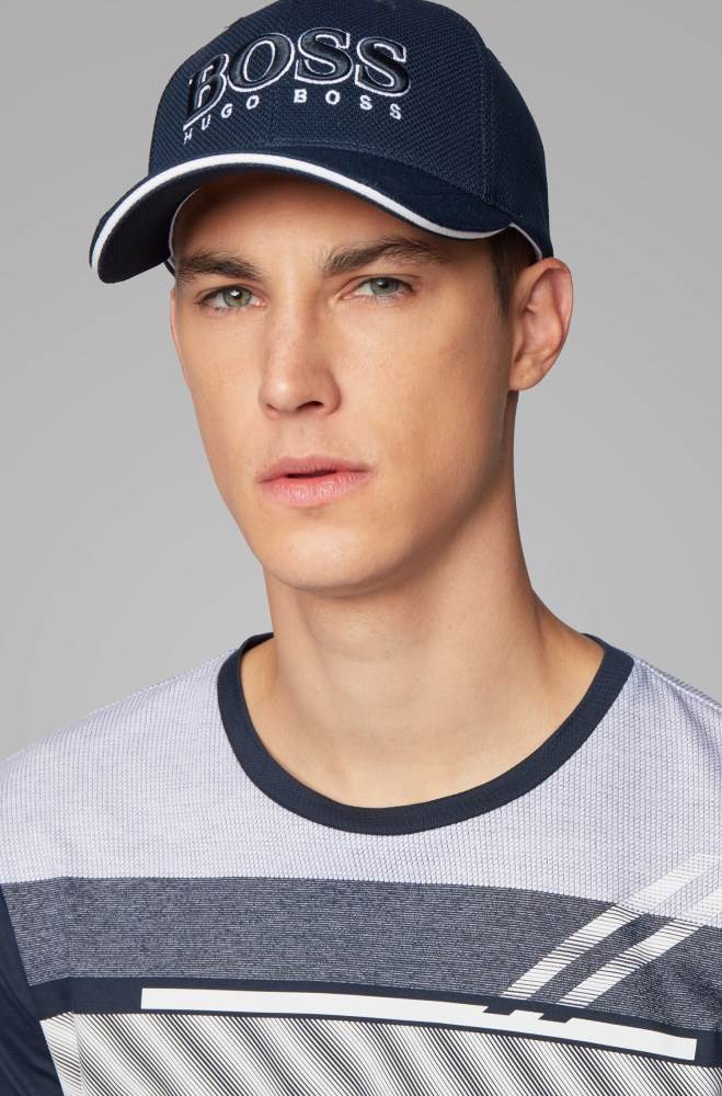 Hugo Boss Baseball cap Mørke Blå | zd8aBS5Q