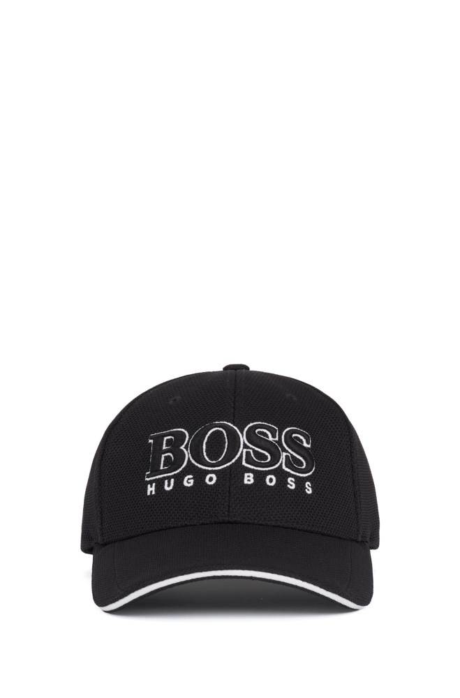 Hugo Boss Baseball cap Svarte | a61HSigX