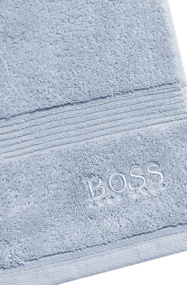 Hugo Boss Bath towel Lyse Blå | kJUHZrPD