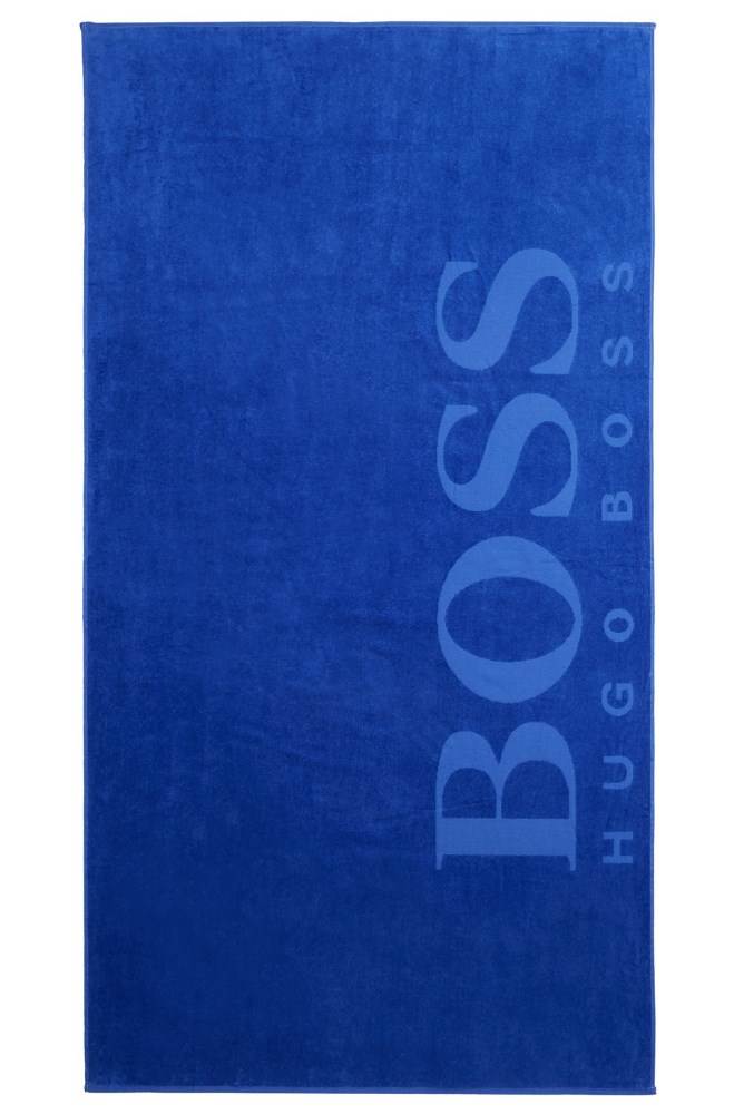 Hugo Boss Beach towel soft cotton Blå | ClnWWnG7