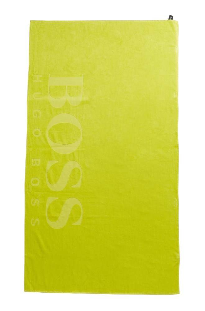 Hugo Boss Beach towel soft cotton Grønn | Fr1dR0Th