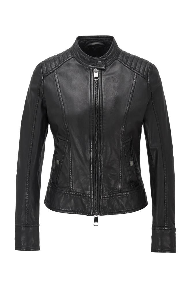 Hugo Boss Biker jacket Svarte | DVpJ9zo3