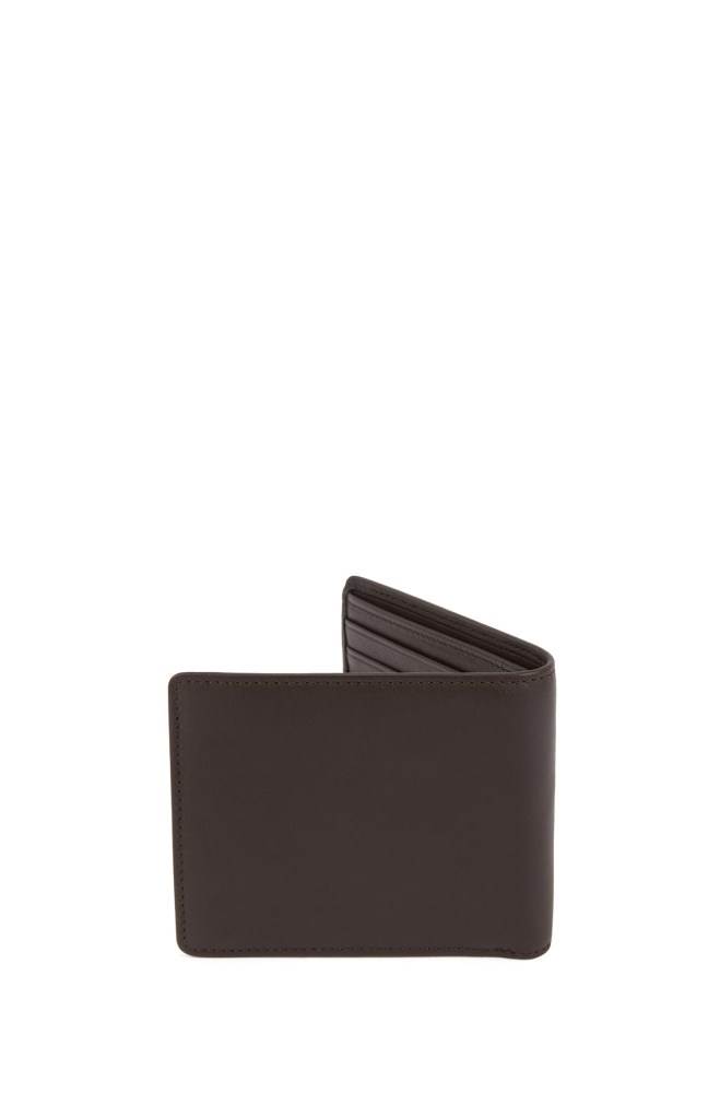 Hugo Boss Billfold wallet Mørke Brune | Qax7qLlJ