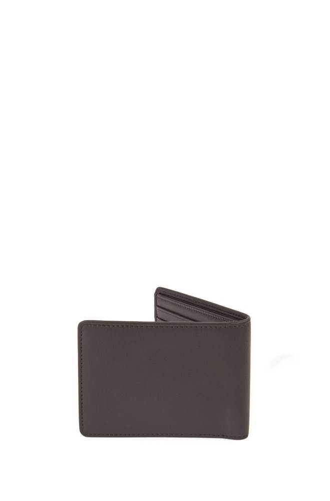 Hugo Boss Billfold wallet Mørke Brune | R8GNRJwg