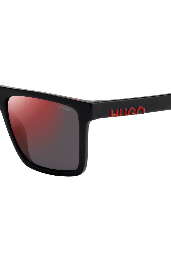 Hugo Boss Black-acetate sunglasses Svarte | qvsONpYr