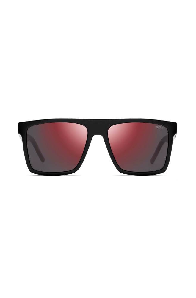 Hugo Boss Black-acetate sunglasses Svarte | qvsONpYr