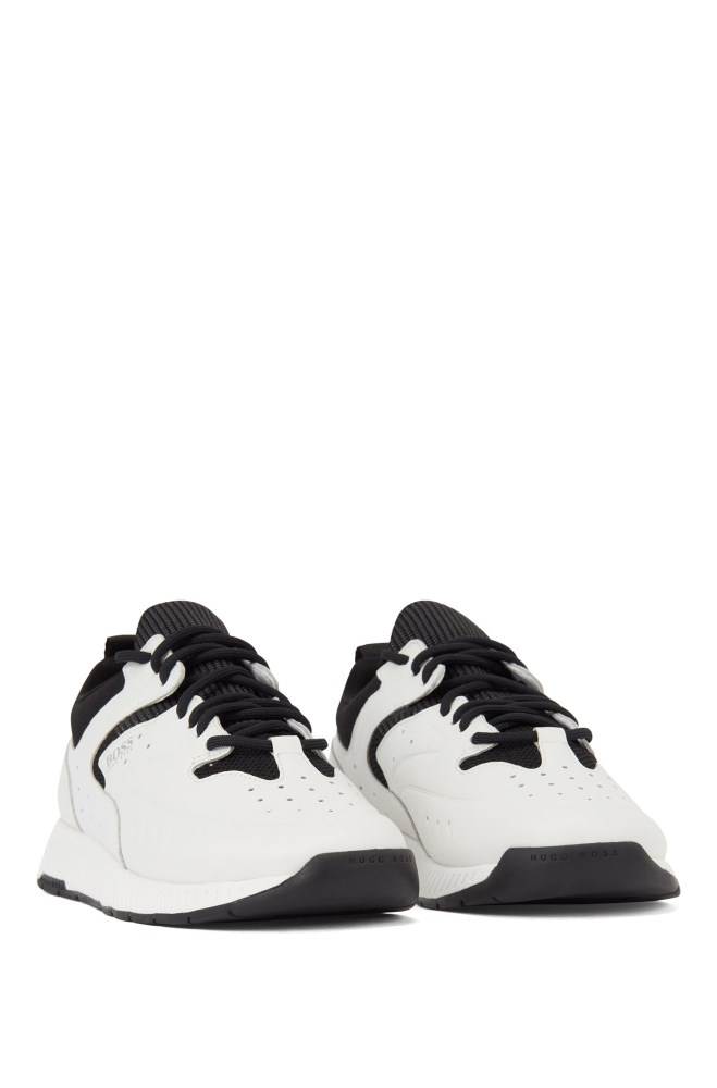 Hugo Boss Blonder-up trainers Hvite | hQMTQAd7