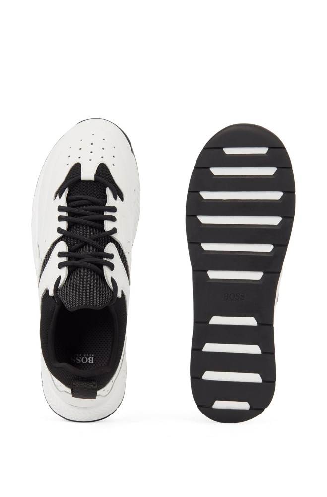 Hugo Boss Blonder-up trainers Hvite | hQMTQAd7