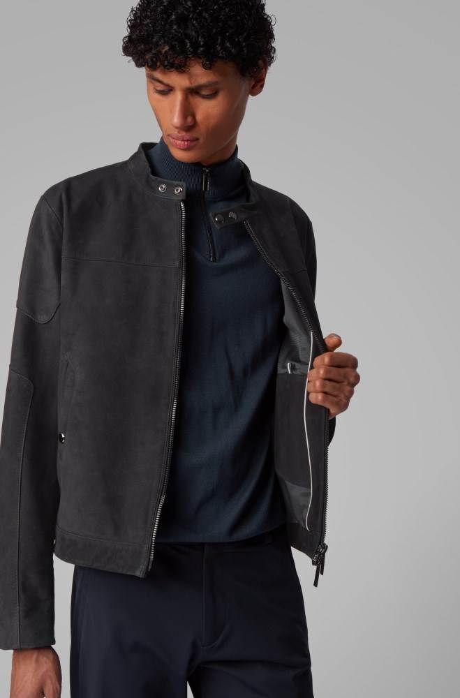 Hugo Boss Blouson jacket Mørke Blå | VPhFoz5z