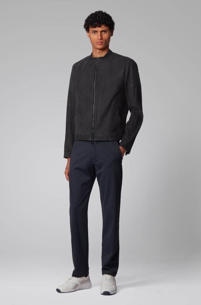 Hugo Boss Blouson jacket Mørke Blå | cv3yjyJf