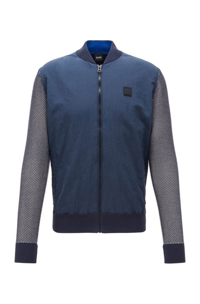 Hugo Boss Blouson jacket Mørke Blå | d0ktA68g