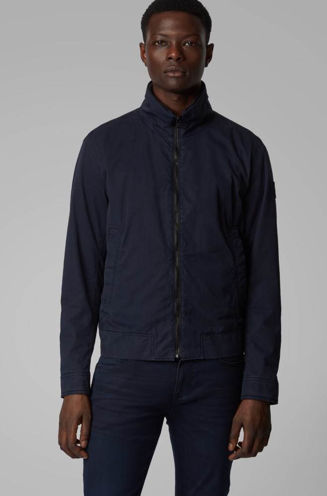 Hugo Boss Blouson-style jacket Mørke Blå | sWDWPbu9