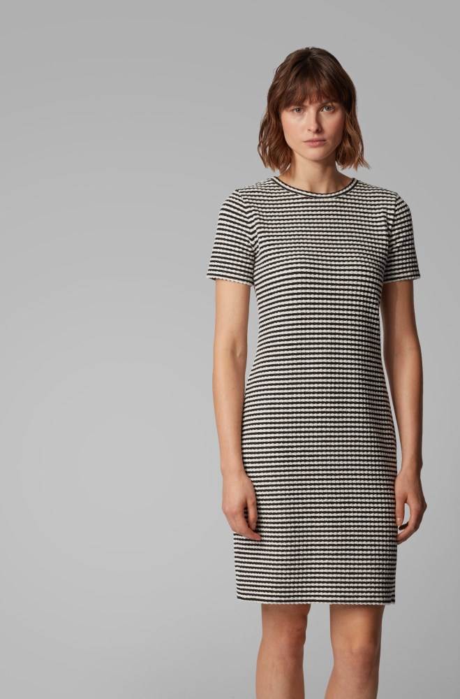 Hugo Boss Bodycon dress Svarte | 1cLmoe6Y