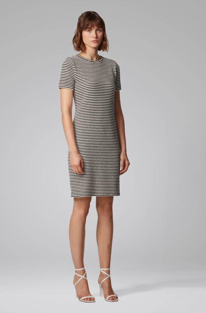 Hugo Boss Bodycon dress Svarte | 1cLmoe6Y