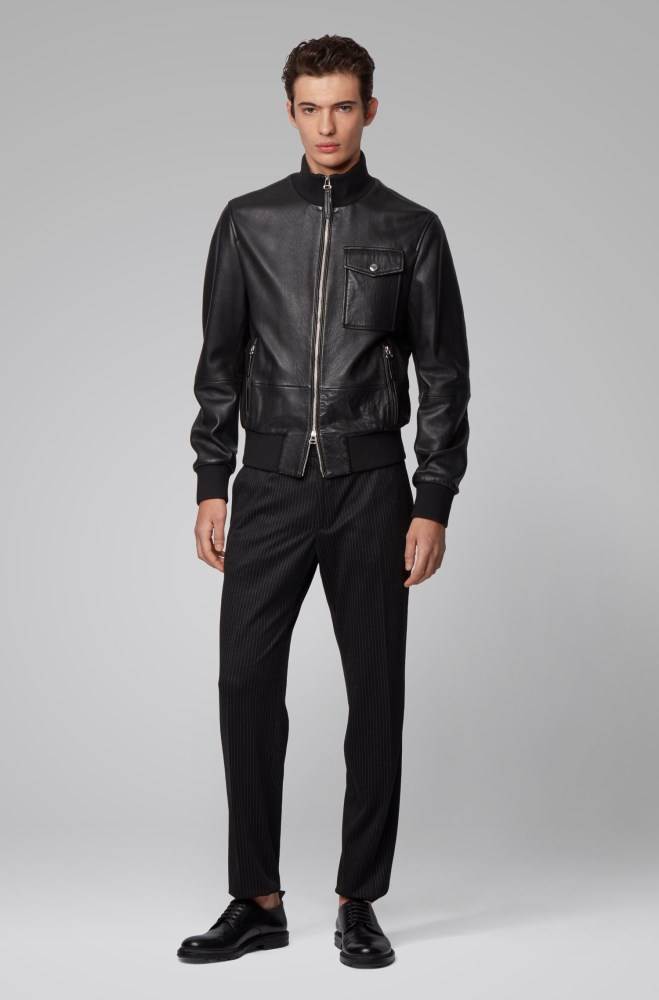 Hugo Boss Bomber jacket Svarte | GwxN7Kbk