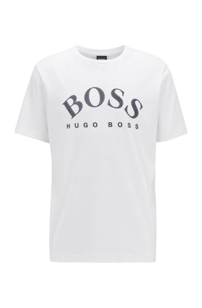 Hugo Boss Bomull T-shirt Hvite | b8gNR39M