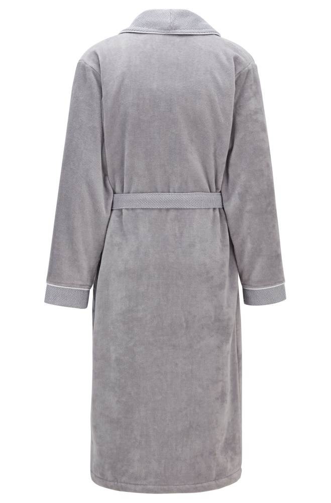 Hugo Boss Bomull bathrobe Grå | 8eAx25ow