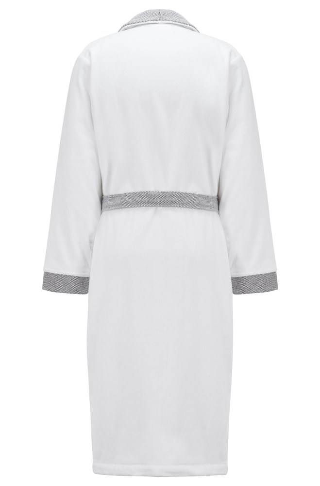 Hugo Boss Bomull bathrobe Hvite | Syv483YY