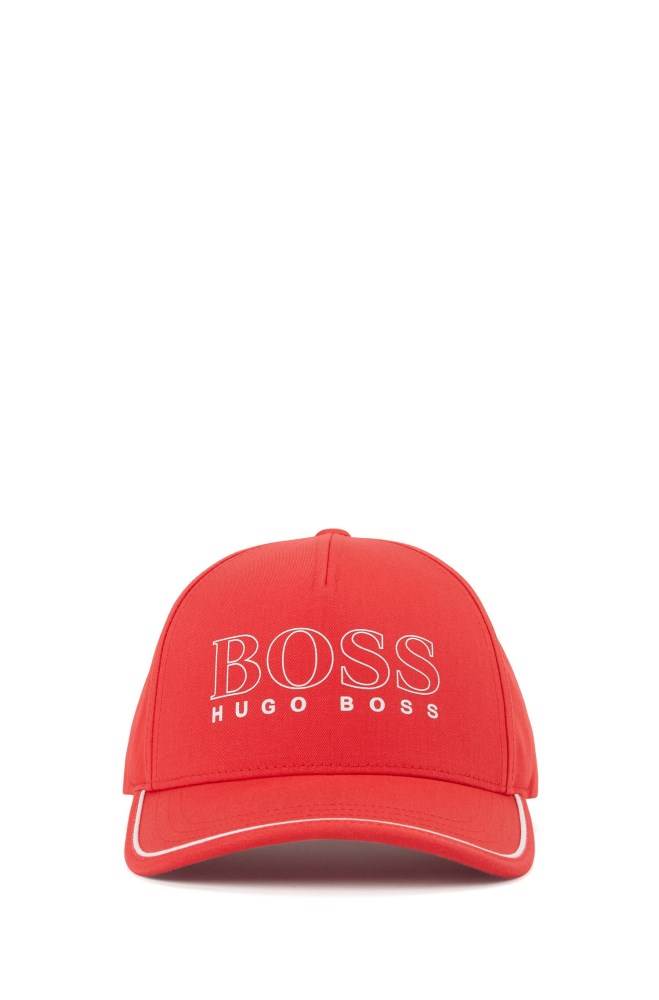 Hugo Boss Bomull-blend cap Rød | 285AfLq2