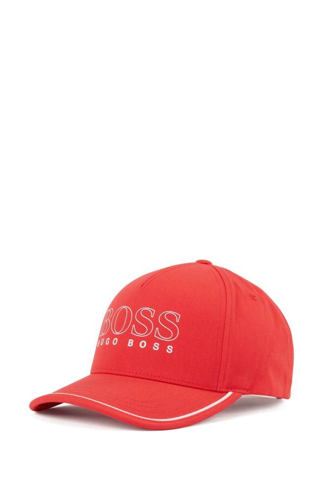 Hugo Boss Bomull-blend cap Rød | 285AfLq2