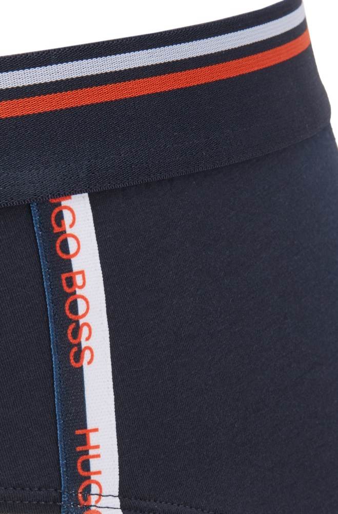 Hugo Boss Bomull-blend jersey briefs Mørke Blå | 9nvnt1iG