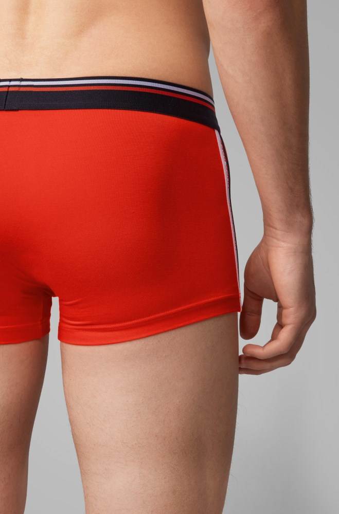 Hugo Boss Bomull-blend trunks Oransje | SszVuvqT