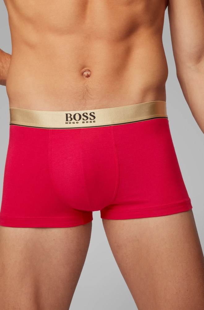 Hugo Boss Bomull-blend trunks Rød | NUmlmX74