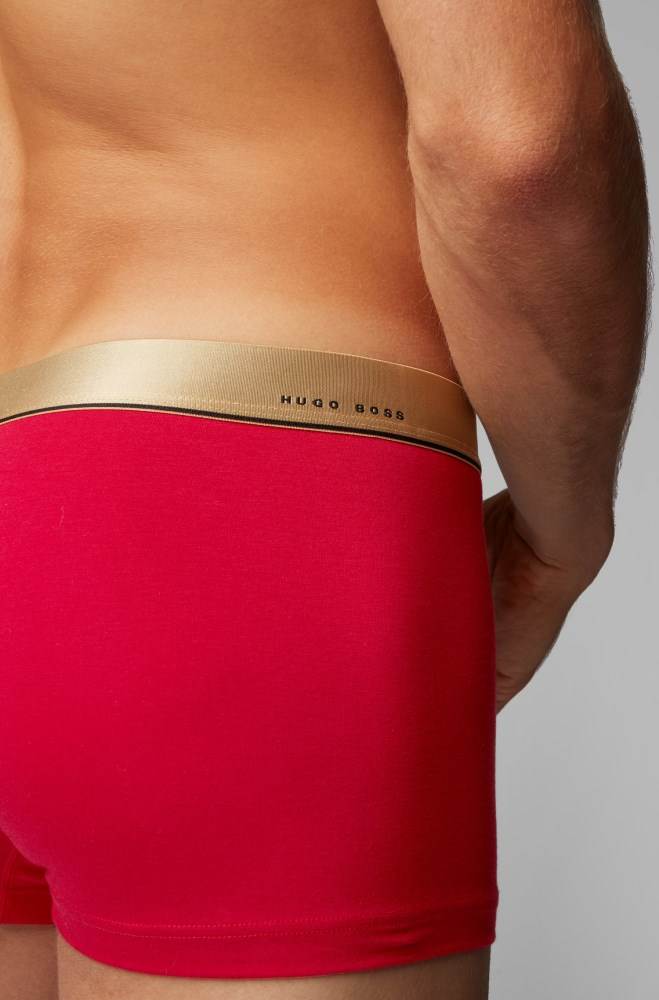 Hugo Boss Bomull-blend trunks Rød | NUmlmX74