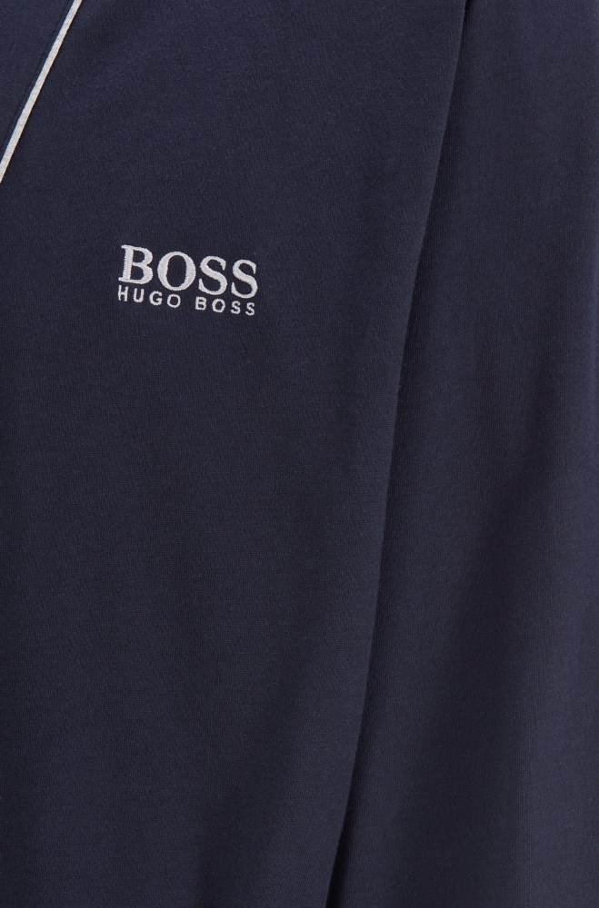 Hugo Boss Bomull dressing gown Mørke Blå | 4ms8Pkg2