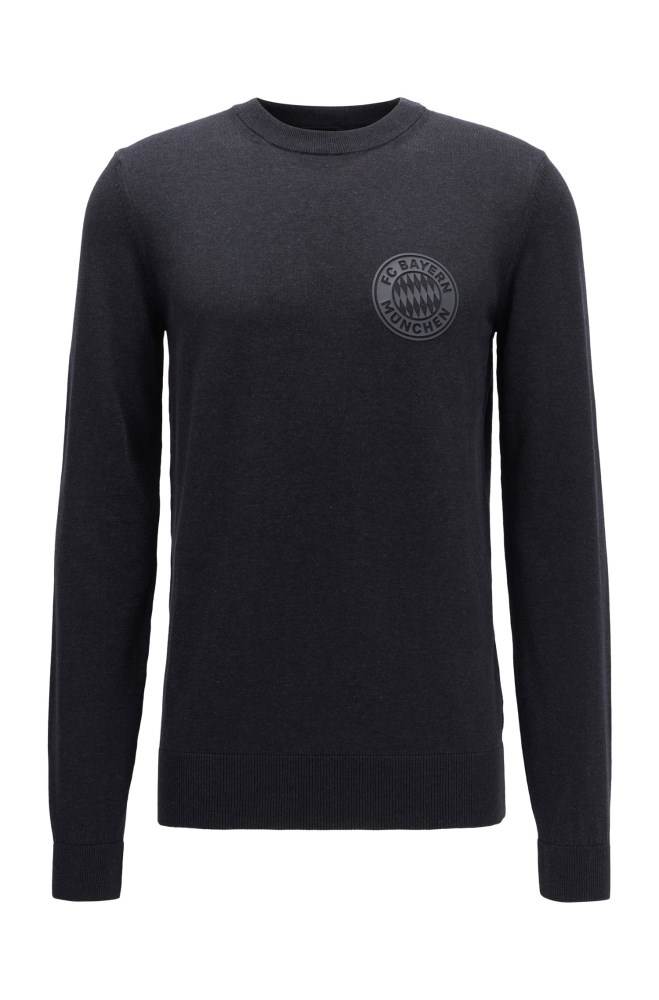 Hugo Boss Bomull sweater Grå | IHqyzlcN