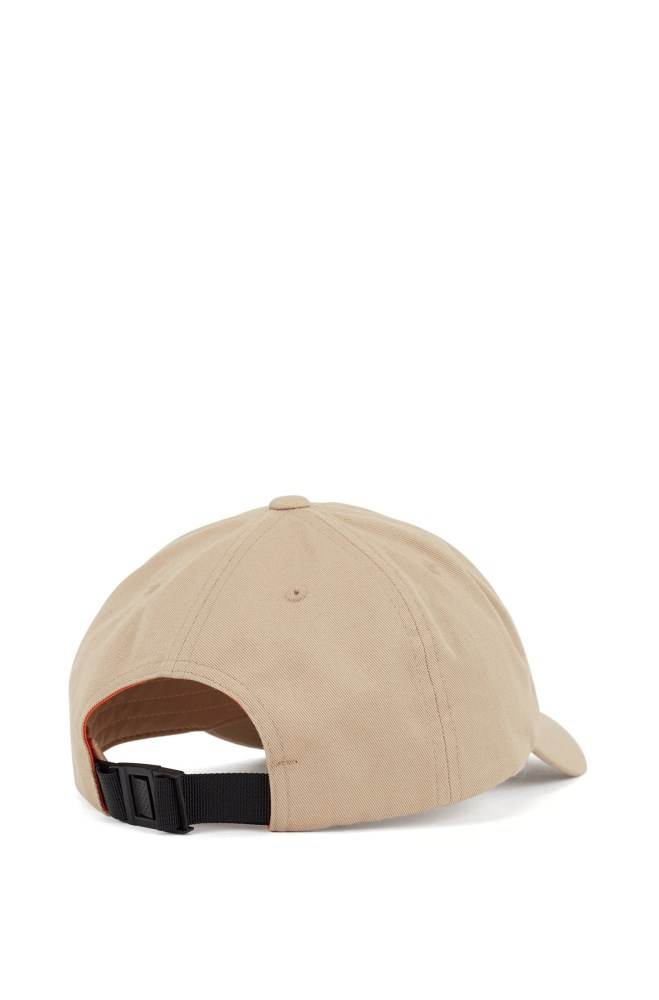 Hugo Boss Bomull-twill cap Beige | sDShVOyX